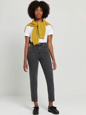 Stevie Tapered Jean In Washed Black